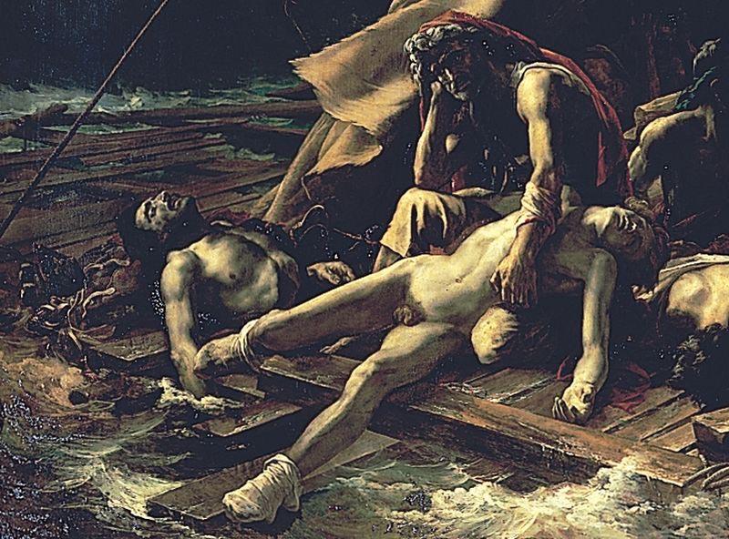 Theodore Gericault Detail from The Raft of the Medusa oil painting image